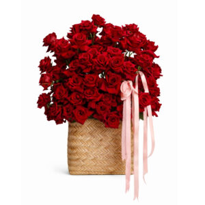 Mary Basket 50 rosas